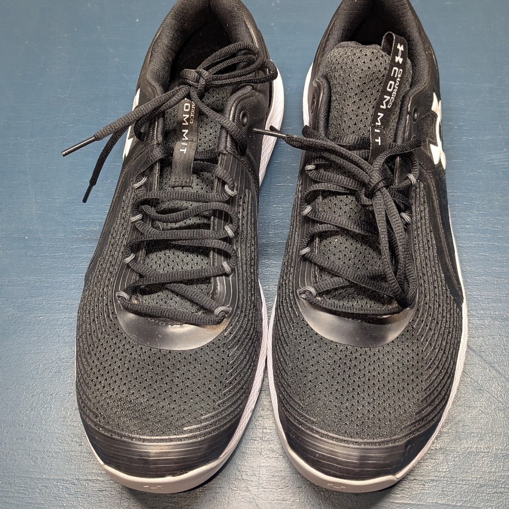 Mens Sz 15 Under Armour Charged Commit Training Running Shoes - Picture 2 of 7
